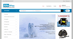 Desktop Screenshot of kaelte4you.de
