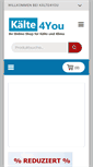 Mobile Screenshot of kaelte4you.de